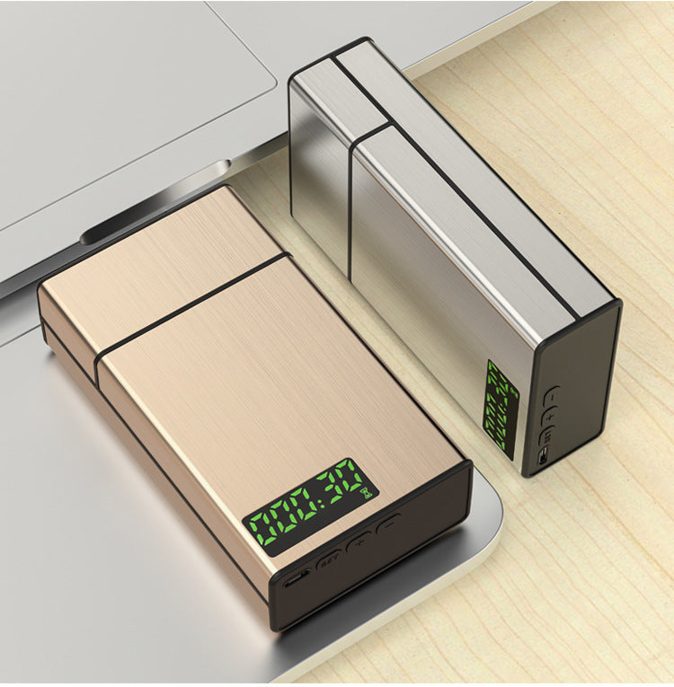 Timing Lock Box Smoking Cessation Self-discipline Artifact Electronic Timing Lock Aluminum Alloy Intelligent Cigarette Control Box