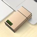 Timing Lock Box Smoking Cessation Self-discipline Artifact Electronic Timing Lock Aluminum Alloy Intelligent Cigarette Control Box